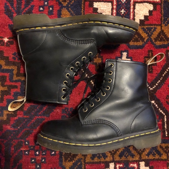 Damaged Dr Martens Vegan Felix 46 Boot 
